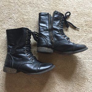 Madden Girl Trixie Combat Boots